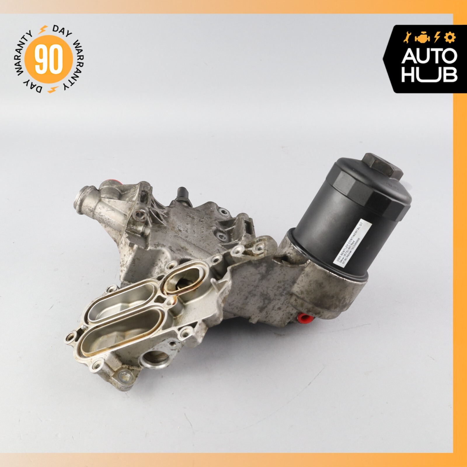 03-06 Bentley Continental GT Flying Spur Oil Filter Cooler Housing OEM 73k