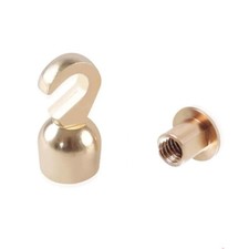 1 Set of 4 mm Grandfather Clock Weight Shell Hook and Nut Thread female