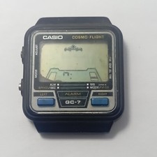 Casio Game Watch GC-7 Cosmo Flight Rare Vintage