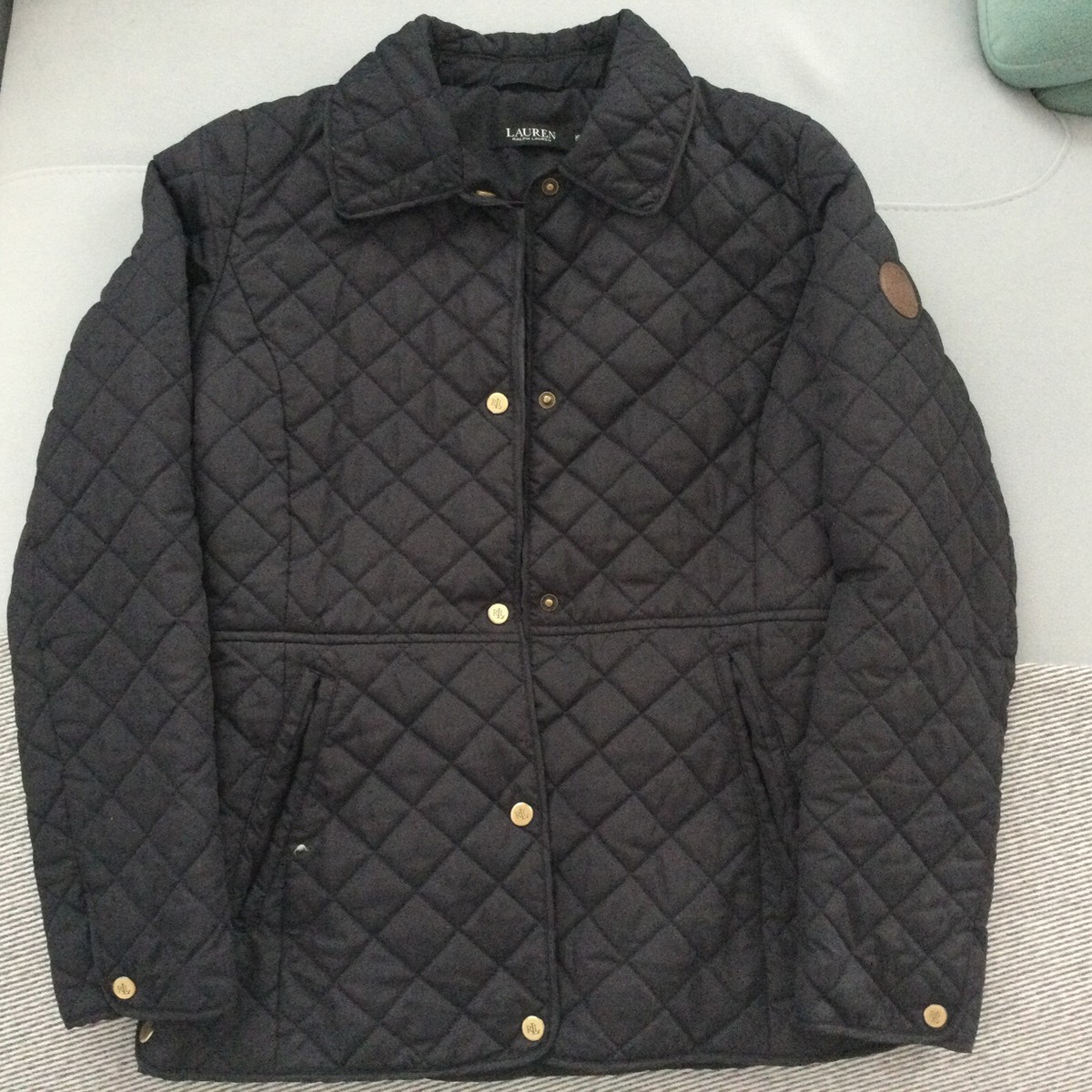 Lauren Ralph Lauren BLack Quilted Jacket Women