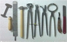 Horse Farrier Tool Kit Grooming 9 Pieces Complete Tools Kit