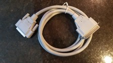 6 Foot Parallel Printer Data Cable DB25 Pin male to 36 pin Male, gray, used