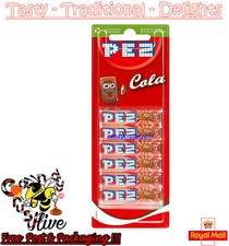 6 PACK PEZ REFILLS (1 X 6 PACK) COLA FLAVOUR SWEETS FOR PEZ DISPENSER