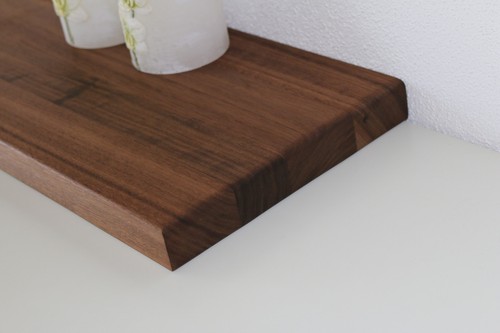 Wandboard Nussbaum Massiv Holz Board Regal Steckboard Regalbrett NEU au. auf Maß - Bild 5 von 12