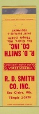Matchbook Cover - RD Smith Dairy Supply Eau Claire WI