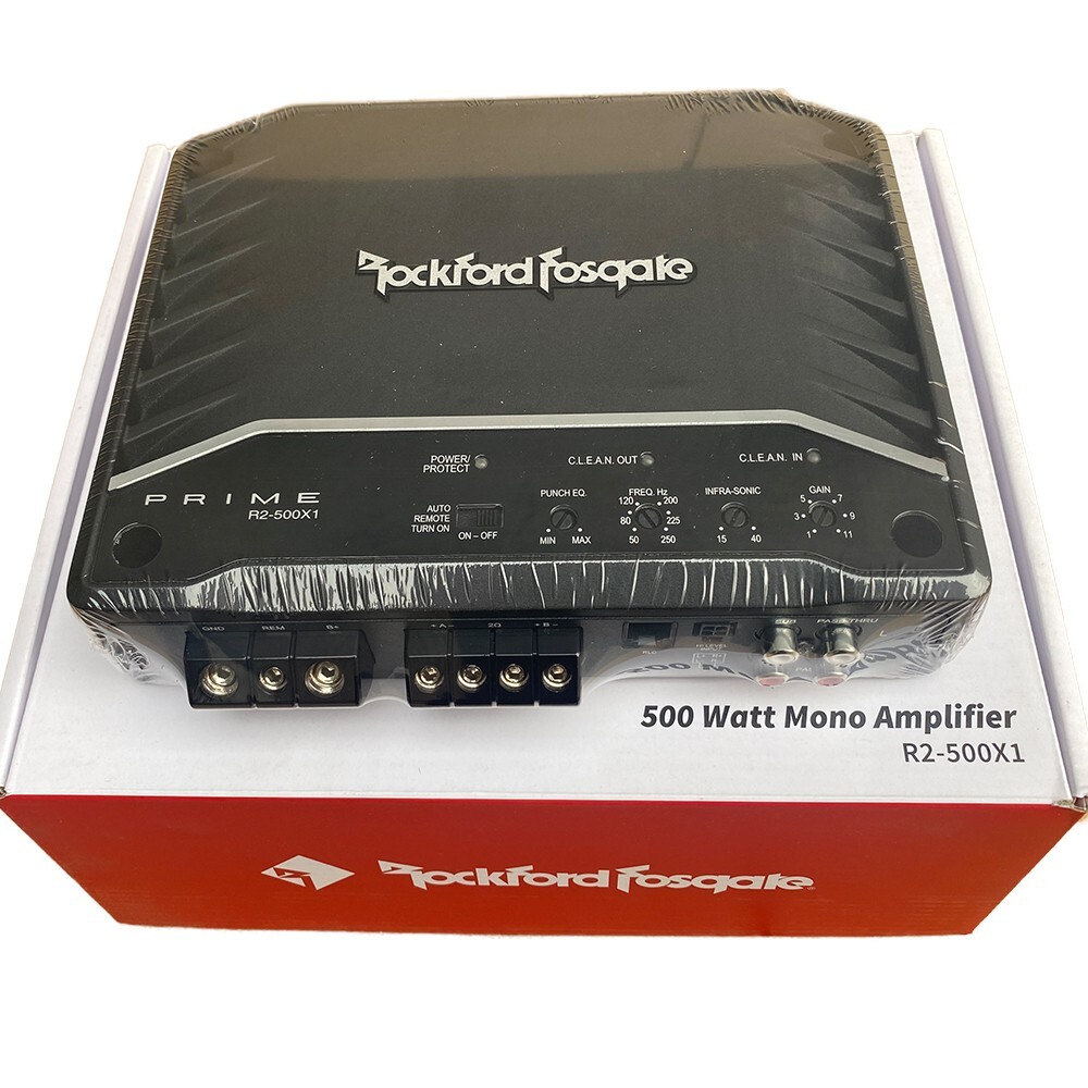 Басовый усилитель Rockford Fosgate R2 мощностью 500 Вт RMS Класс D Охлаждающий вентилятор комплект усилителей 4G