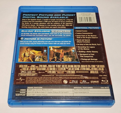 Mummy, The (Deluxe Edition, Blu-ray, 1999) - Picture 2 of 2