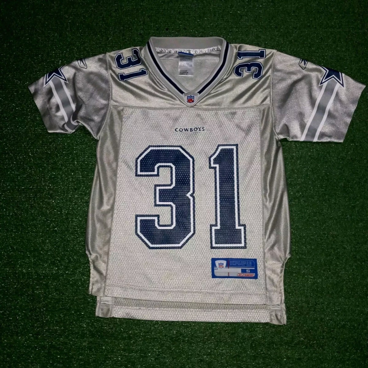 Roy Williams Dallas Cowboys SILVER Jersey Football Kids Boys Youth