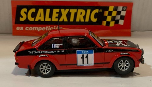 SLOT CAR SCX SCALEXTRIC 64560 FORD ESCORT MKII #11 McRAE -ROY - Imagen 5 de 8