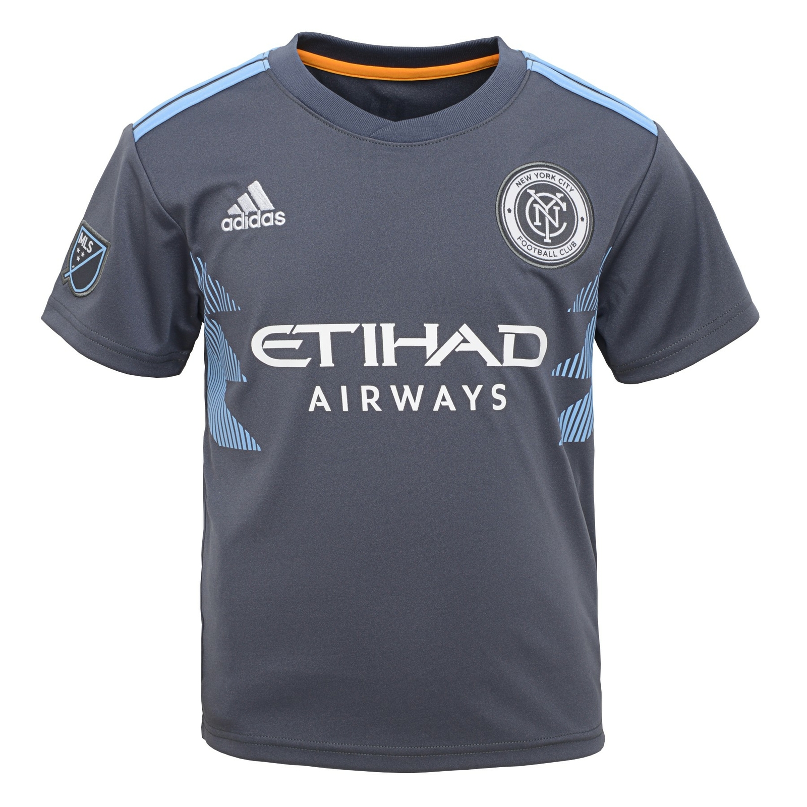 Детская майка Adidas MLS для новорожденных Нью-Йорк Сити