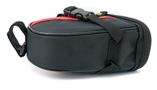 System-S Fahrrad Sattel Tasche Halterung Befestigung wasserfest in Rot - 第 2/4 張圖片