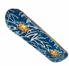 Vintage Tech Deck Fingerboard (Board Only) Finesse Blue Toy Skateboard Skater