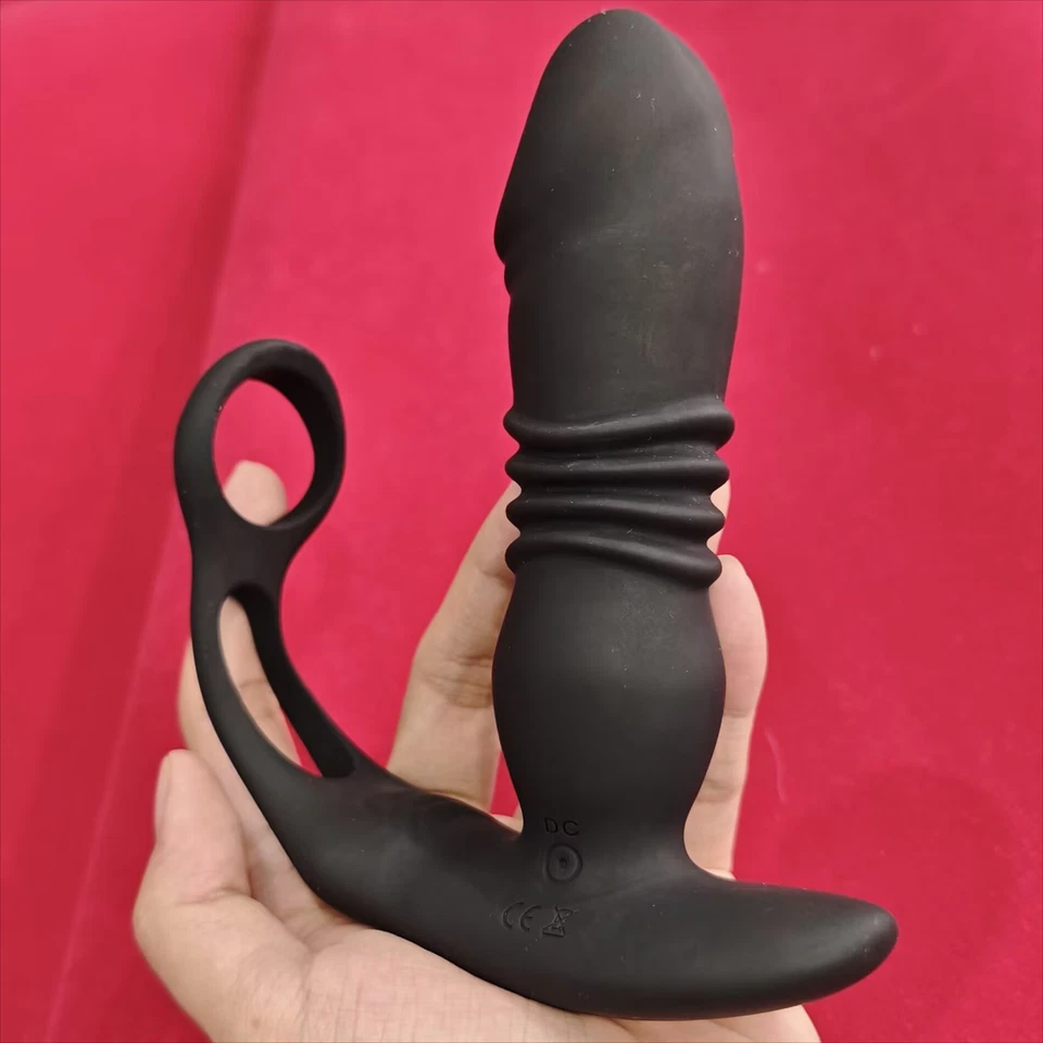 Anal Prostata Massagegerät Vibrator Dildo Stoßfunktion Sexspielzeug für Männer💕 - Bild 2 von 4