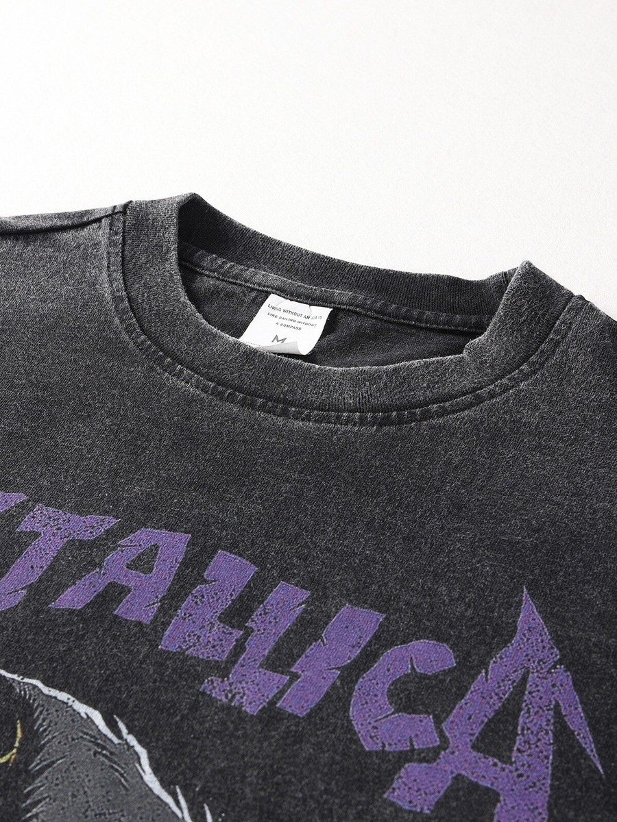 T-SHIRT UNISEX BLACK Sabbath Rock Band Nera Pesante S-5XL 100% Cotone - Foto 8