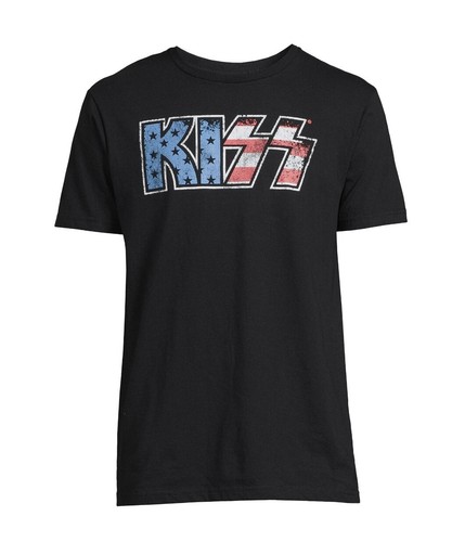 XL (46-48) Men's American Rock Band Graphic Tee Black #4374 - 第 1/6 張圖片