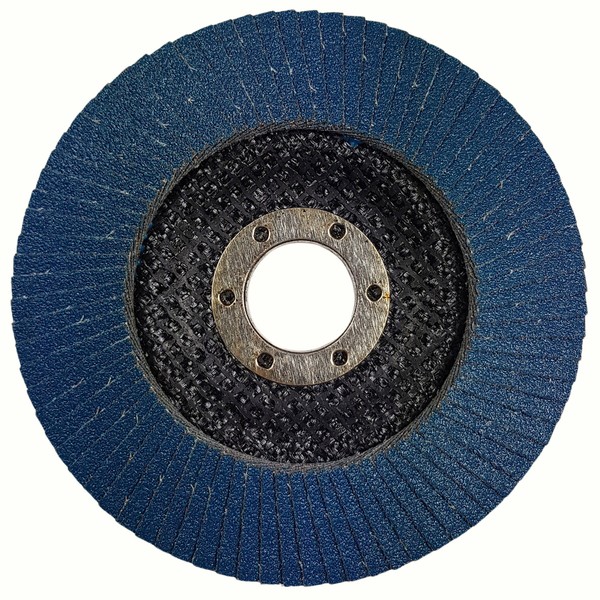 Bexom Ø125Mm FäCherscheibe Korn 80 Inox Lamellenscheibe Schleifen Edelstahl-image