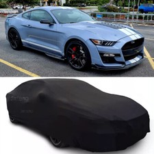 Black Stretch Waterproof Outdoor Car Cover For Ford Mustang Shelby Gt350 Gt350