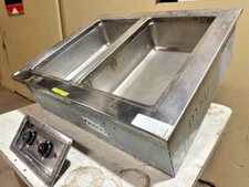 "DELFIELD N8731-D-C" DROP-IN INSERT HOT FOOD WARMER/STEAMER TWO WELLS