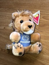 Vintage 1986 Dakin Penn State Nittany Lions Plush Lion 9  National Champions