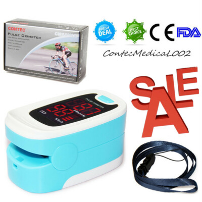 Finger Pulse Oximeter Blood Oxygen Meter SpO2 PR Heart Rate Monitor Patient,USA
