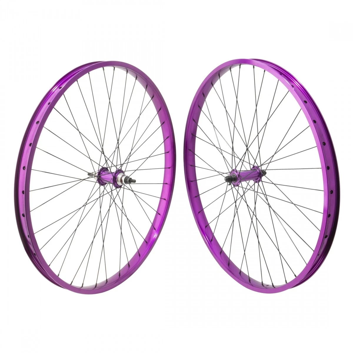 SE Bikes Big Flyer 29in Wheelset Purple Black 36H 1 Speed Freewheel 29