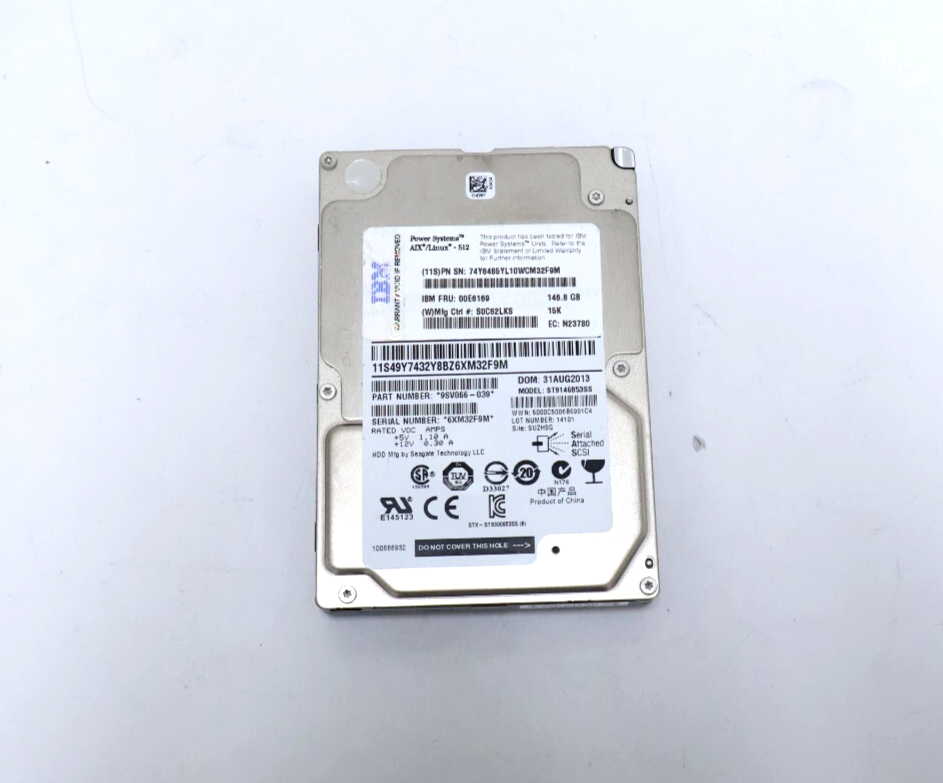 IBM 9sv066-039 146 GB 15k 2.5