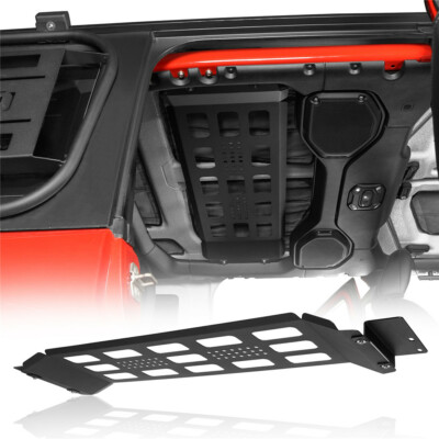 Rear Overhead MOLLE Panel Storage Cargo Carrier For Jeep Wrangler JL 18-25 4Dr