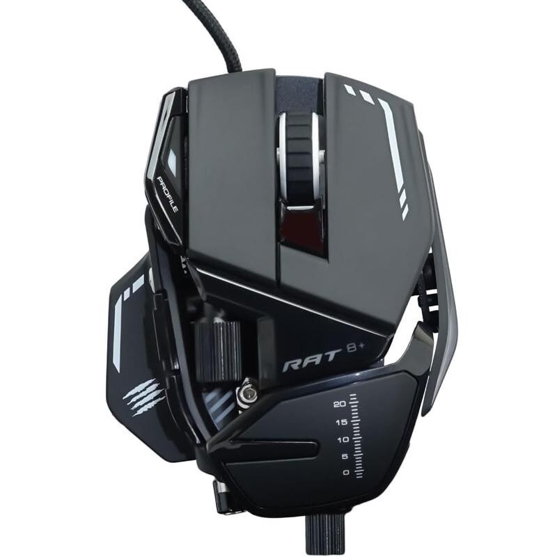 Mad Catz R.A.T.8 Plus Wired Gaming Mouse FPS Up to 16000 DPI