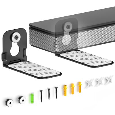 Universal Soundbar Wall Mounts Bracket for Samsung, Sony, LG Hold Up to 20Lbs