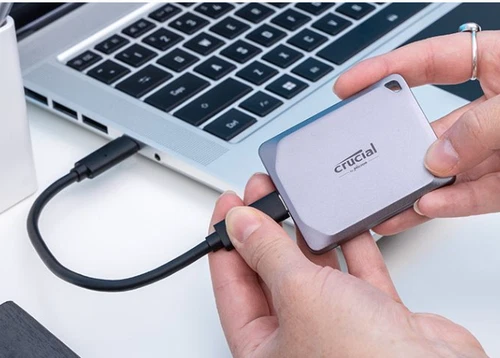 Crucial X9 1TB Portable External SSD USB C - Up to 1050MB/s, Solid - FREEPOST