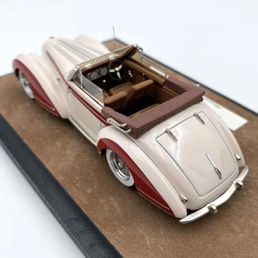 Modellino Auto Miniatures de Chateau 2004 1/43 Delahaye 135 M Cabriolet 1949 LTD - Immagine 4 di 4
