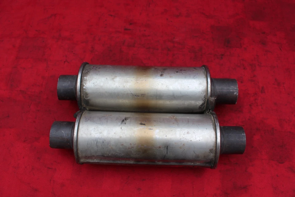 02-08 BMW 745 750 E65 E66 ESCAPE RESONADOR SECCIÓN DELANTERA SILENCIADOR OEM Foto 2 de 4