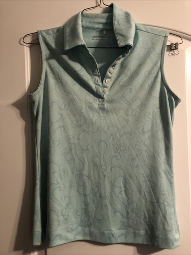 NIKE GOLF Ladies DriFit Tank Top/ Polo Mint Green Medium | eBay