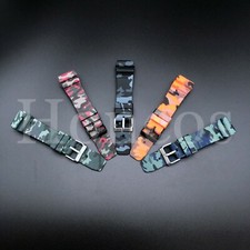 Rubber Band Strap Fits For Samsung Galaxy Watch 46MM S 3 2 Gear 2 Camo Smart