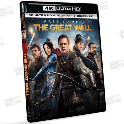 The Great Wall (2016) 4K Ultra HD Blu-ray 2-Disc US Release Matt
