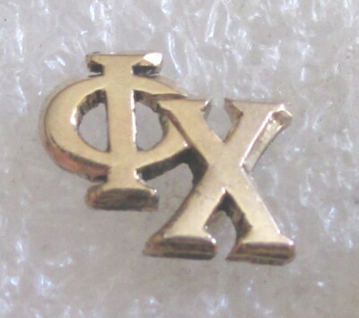 Vintage Phi Chi ΦΧ Medical Fraternity Greek Letter Lapel Pin or Tie Tack
