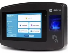 uAttend Cloud-Connected Touchscreen Time Clock with Finger Scan, RFID and PIN Pu