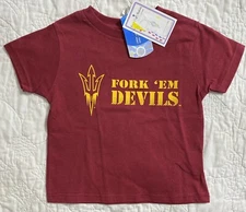 Two Feet Ahead Arizona State Sun Devils Toddler Shirt, 4T