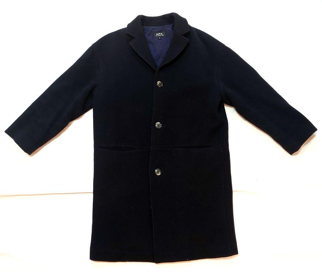 美品 A.P.C. chester coat XS black wool A.P.C. Chester Coat black XS | eBay