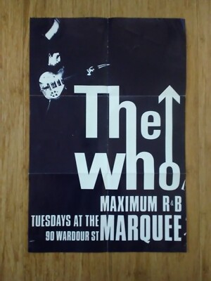 The Who Maximum R&B Marquee Mini Poster from MFSL Live At Leeds GOLD CD ...