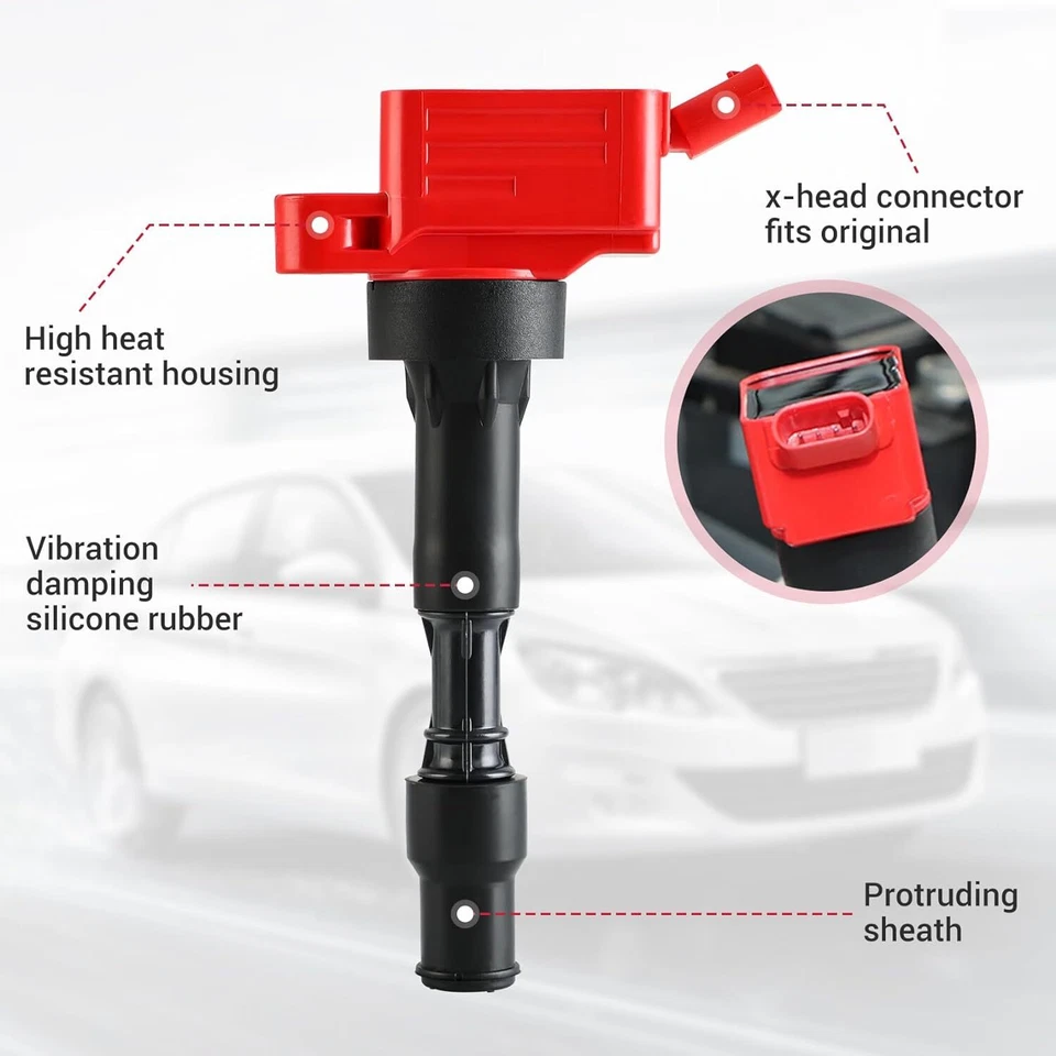 Paquetes de bobinas de encendido bujías para Nissan Sentra 1,8 L 2002 2003 2004 2005 2006 Foto 4 de 4