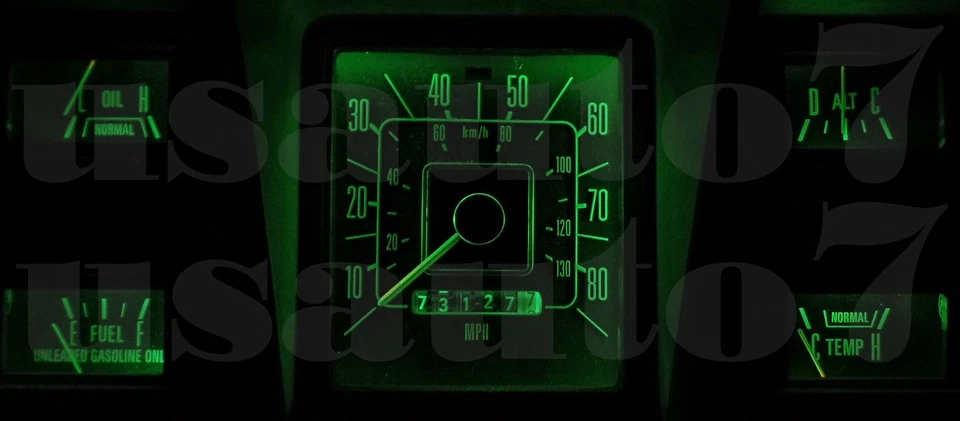NEW Dash Cluster Gauge GREEN LED LIGHT KIT Fits 73-79 Ford F100 F150 F250 Bronco Foto 2 de 4