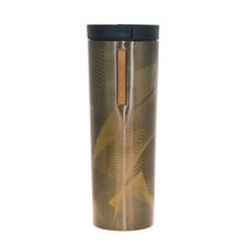 UPC 762111000637 product image for Starbucks Bronze Abstract Line Waves Stainless Steel Tumbler Thermos 16 OZ | upcitemdb.com