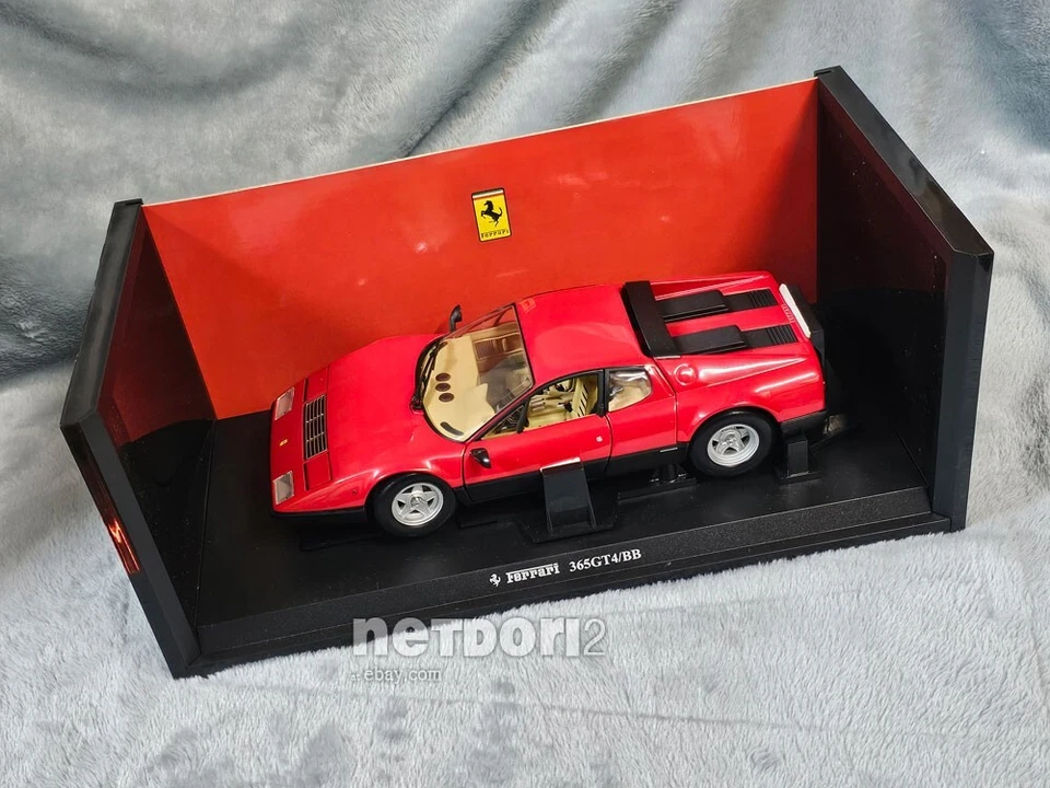 Kyosho 1/18 Ferrari 365GT4/BB Red - Image 3 of 4