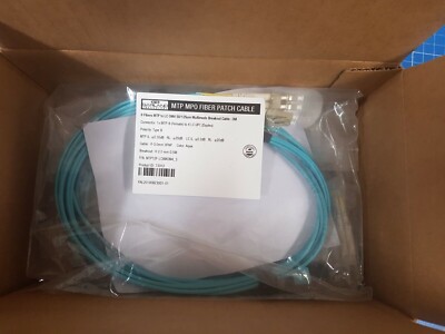 Garland 8 Fibers MTP to LC OM4 50/125um Multimode Breakout Cable 3m UR