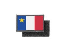 Patch ecusson imprime badge drapeau acadie acadien canada