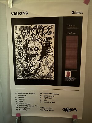 Grimes Visions Canvas Poster 12x18  UNFRAMED