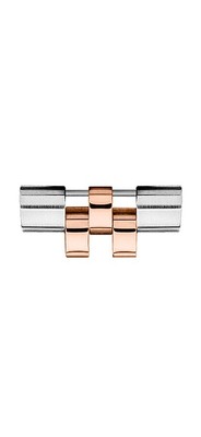 Rolex Original Jubilee 16mm Polished 18k Rose Gold Stainless Steel Link RJSR155A