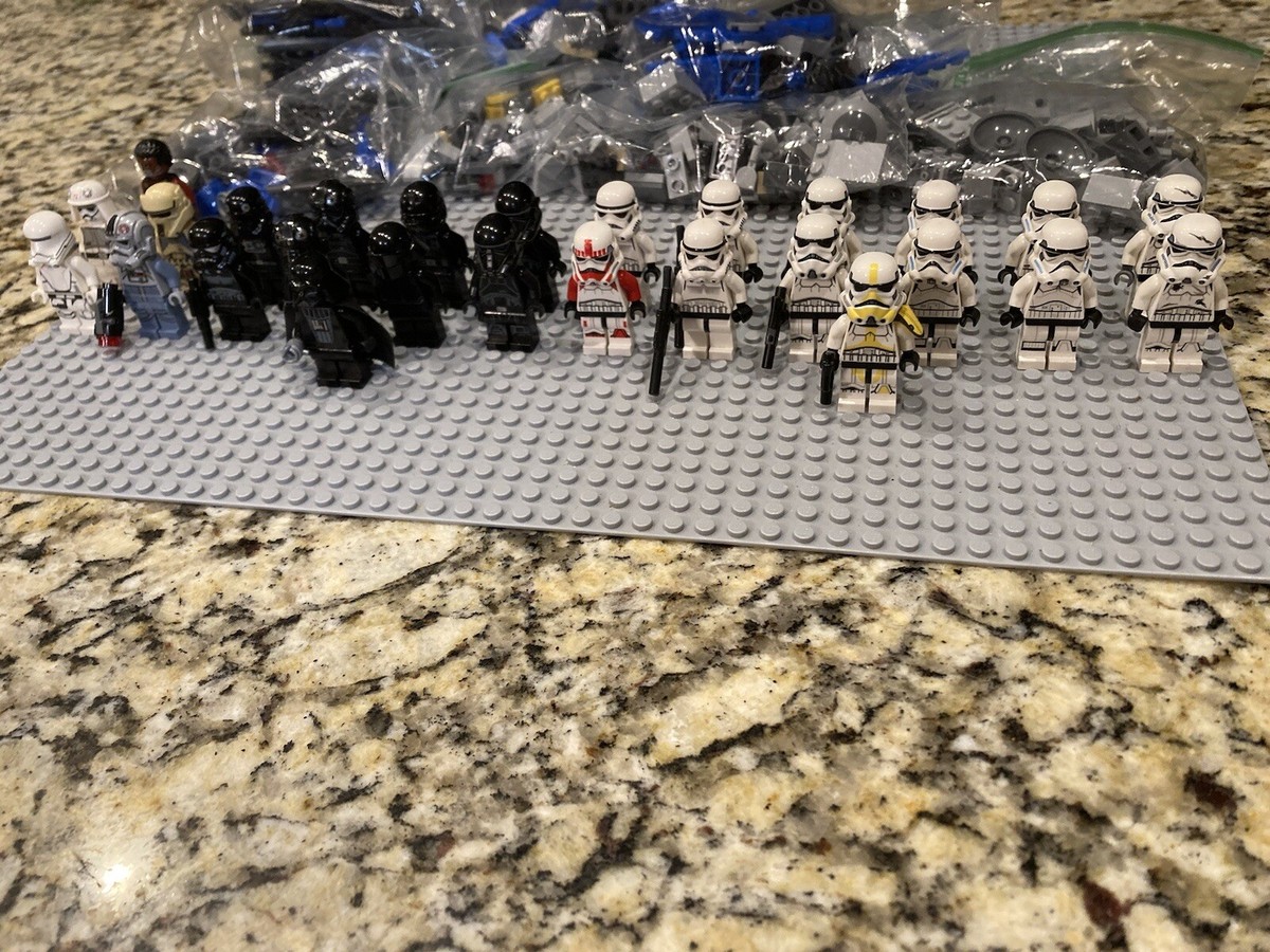 lego star wars stormtrooper lot 27 minifigs sets microfighters