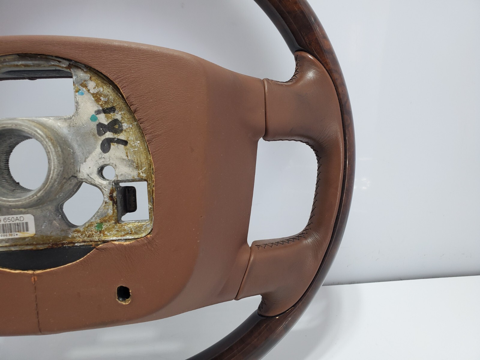 ✅ 03-12 OEM Bentley Continental GT GTC Flying Spur Driver Steering Wheel Wood